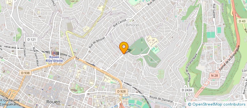 localisation de l'entreprise ART STAFF à ROUEN