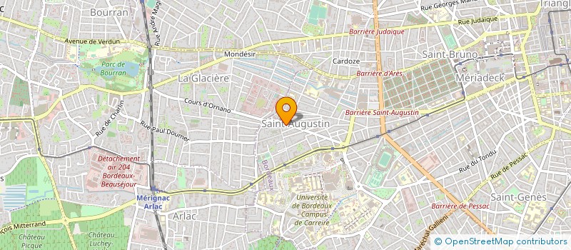 localisation de l'entreprise ART STUDIO à BORDEAUX