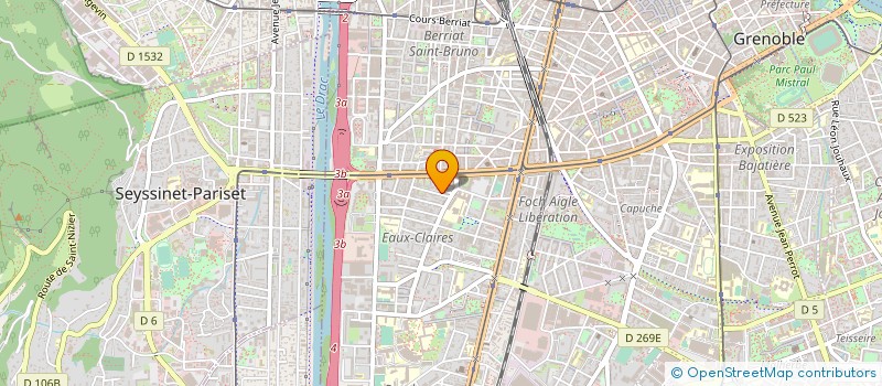 localisation de l'entreprise ART STYLE CONCEPTION à GRENOBLE