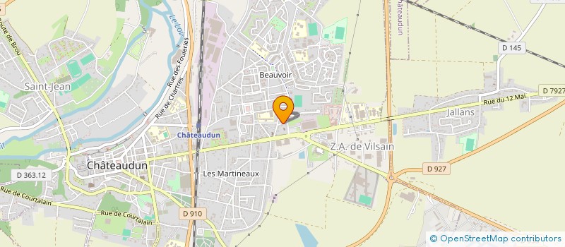 localisation de l'entreprise ART SUCRE PATISSERIE à CHATEAUDUN