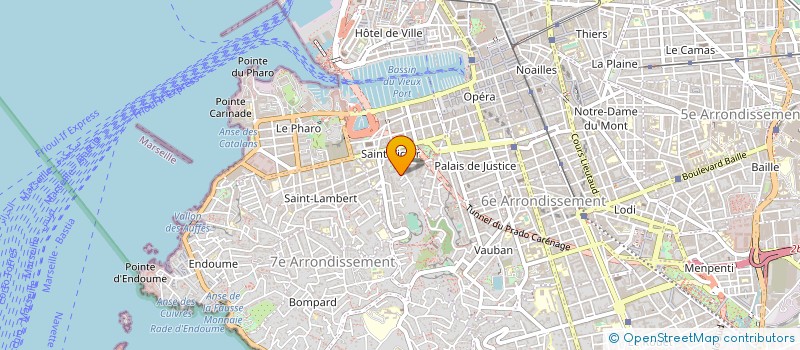 localisation de l'entreprise ART & SUD DECO à MARSEILLE
