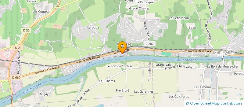 localisation de l'entreprise ART - TAK à BERGERAC