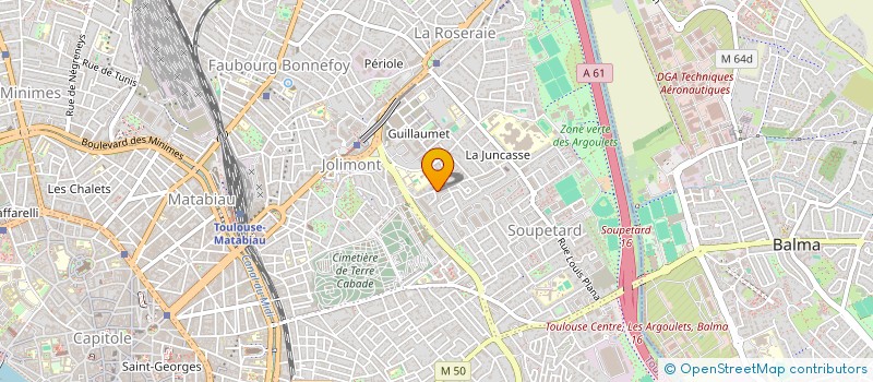 localisation de l'entreprise ART TALENT DIFFUSION  TOULOUSE