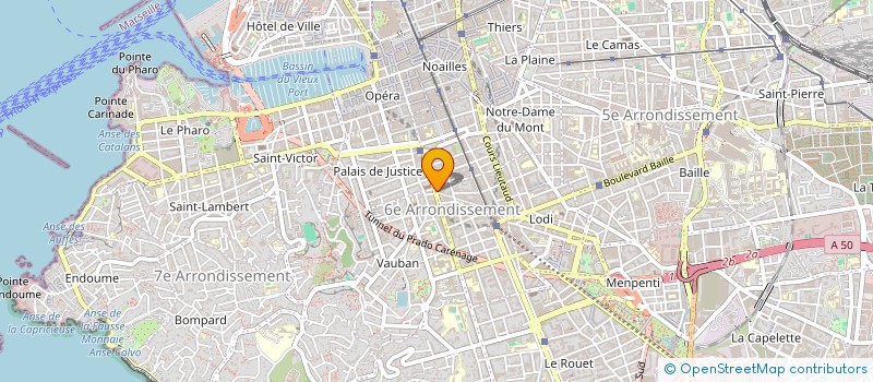 localisation de l'entreprise ART TAPIS à MARSEILLE