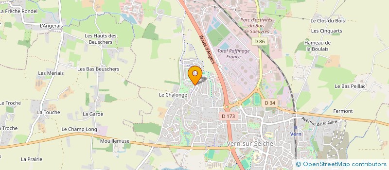 localisation de l'entreprise ART TATUM  VERN-SUR-SEICHE