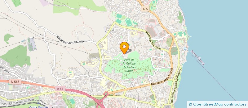 localisation de l'entreprise ART ' TECH à MARTIGUES