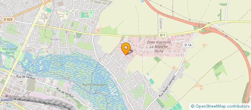 localisation de l'entreprise ART-TECH 80  CAMON