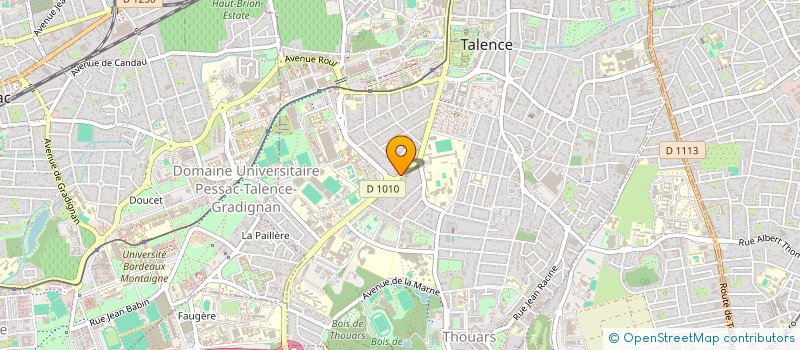 localisation de l'entreprise ART-TECH BUILDERS  TALENCE