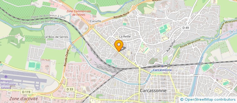 localisation de l'entreprise ART TECH & CIE à CARCASSONNE