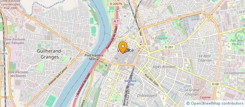 localisation de l'entreprise ART TECHNIQUE ET AUDIO-VISUEL à VALENCE