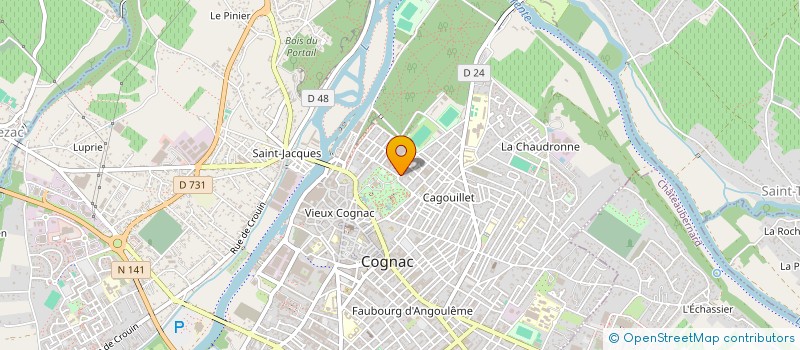 localisation de l'entreprise ART TECHNIQUES ANCIENNES ET NOUVELLES AP à COGNAC