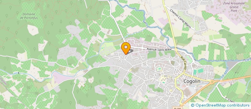 localisation de l'entreprise ART TECK MENUISERIE  COGOLIN