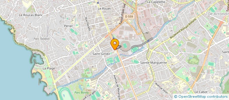 localisation de l'entreprise ART-TEK à MARSEILLE
