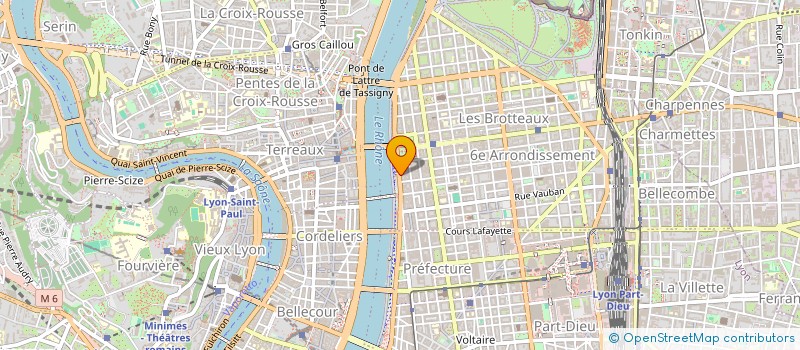 localisation de l'entreprise ART'TENDANCE  LYON