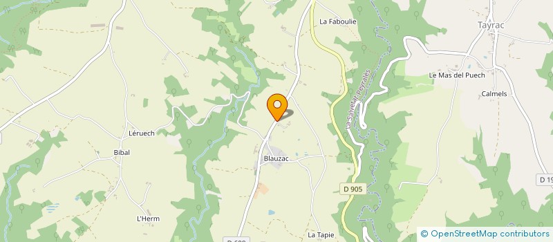 localisation de l'entreprise ART-TERRA  LESCURE-JAOUL