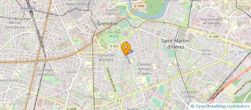 localisation de l'entreprise ART TERRE à GRENOBLE