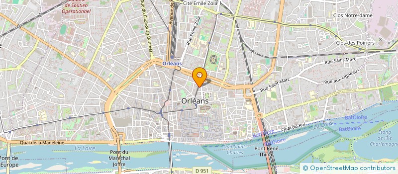 localisation de l'entreprise ART TEXTILE ET ART PLASTIQUE  ORLEANS