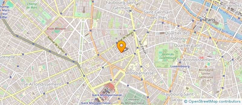 localisation de l'entreprise ART-THE à PARIS