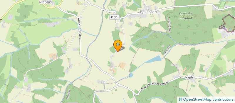 localisation de l'entreprise ART-THE-RECRE  BELLESSERRE