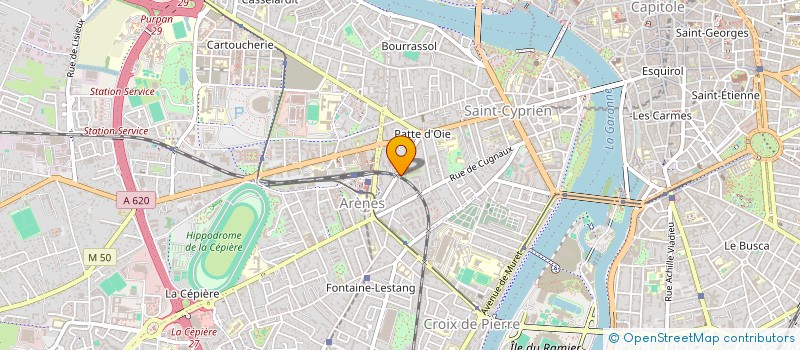 localisation de l'entreprise ART-THERAPIA OCC  TOULOUSE