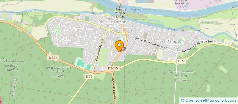 localisation de l'entreprise ART-THERAPIE  PONT-DE-L'ARCHE