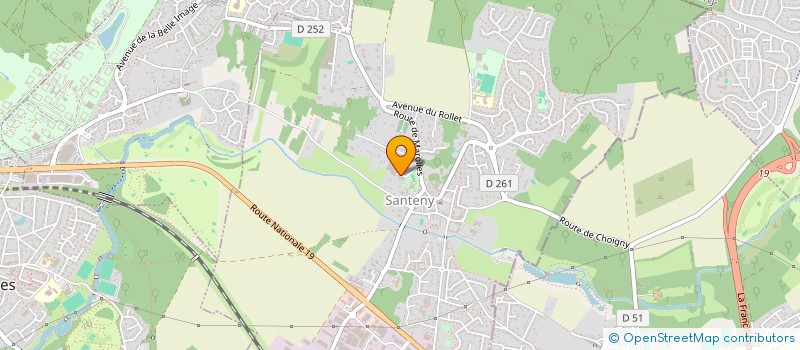 localisation de l'entreprise ART THISAN  PERIGNY SUR YERRES