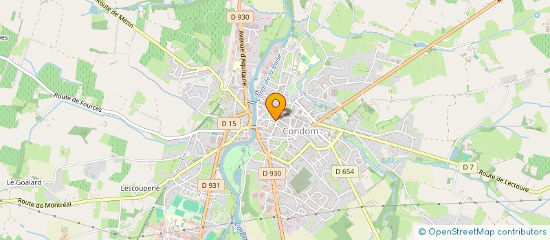 localisation de l'entreprise ART'THURO à CONDOM