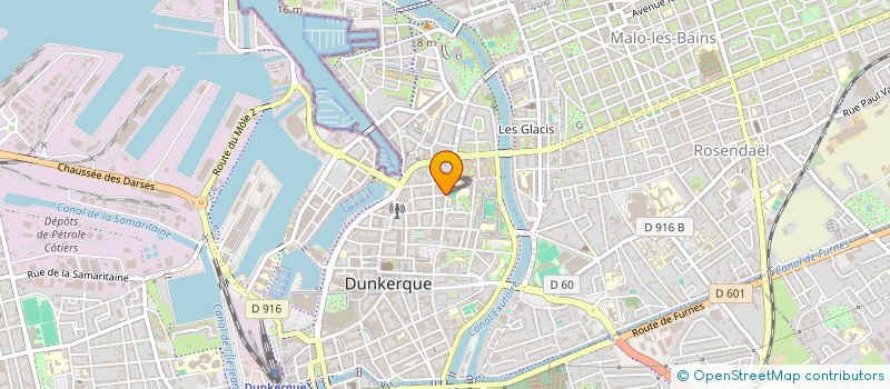 localisation de l'entreprise ART'TITUDE à DUNKERQUE