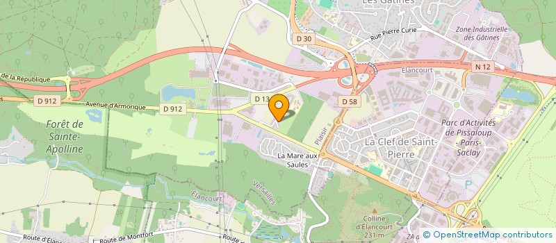 localisation de l'entreprise ART'TITUDE à PLAISIR