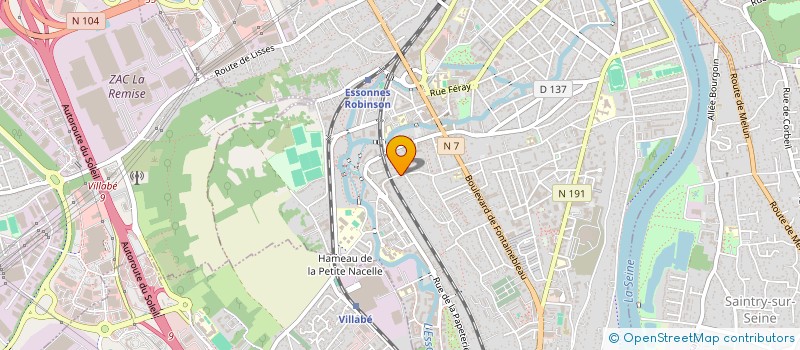 localisation de l'entreprise ART-TOIT à CORBEIL-ESSONNES