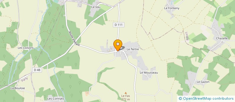 localisation de l'entreprise ART'TOIT  POURRAIN