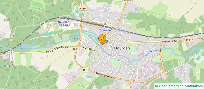 localisation de l'entreprise ART TOITURE à DOURDAN