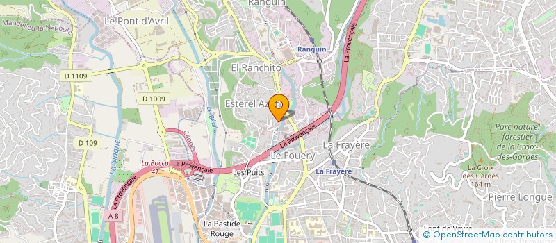 localisation de l'entreprise ART TOITURES ET BOIS à LE CANNET