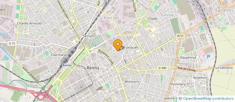 localisation de l'entreprise ART-TOUCH à REIMS