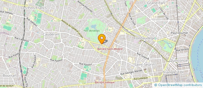 localisation de l'entreprise ART TOUCH à BORDEAUX