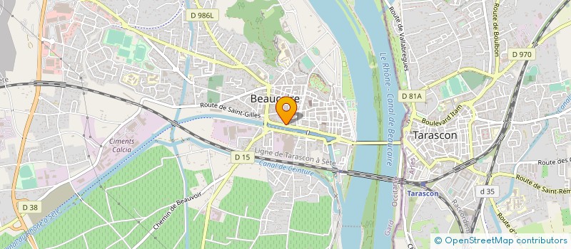 localisation de l'entreprise ART &TRADITION à BEAUCAIRE