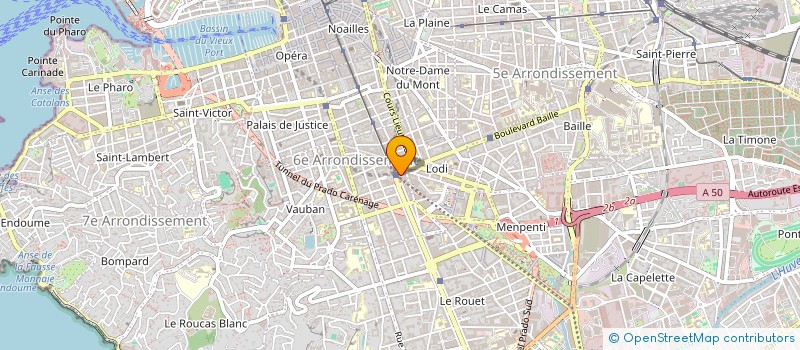 localisation de l'entreprise ART TRANSPORT à MARSEILLE