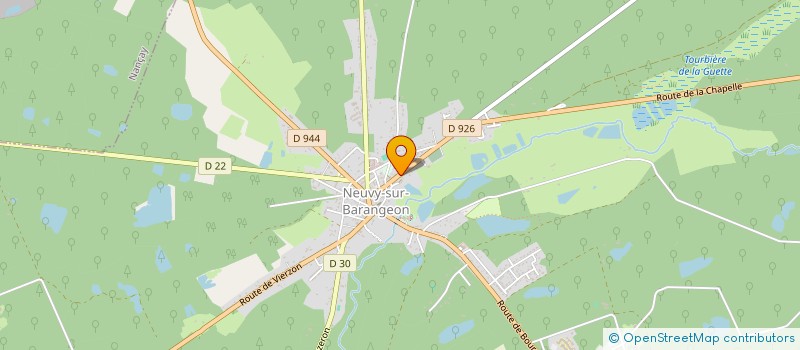 localisation de l'entreprise ART TRANSPORTS à NEUVY-SUR-BARANGEON