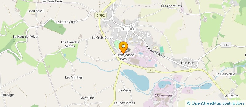 localisation de l'entreprise ART TY CHAUX à LE MENE