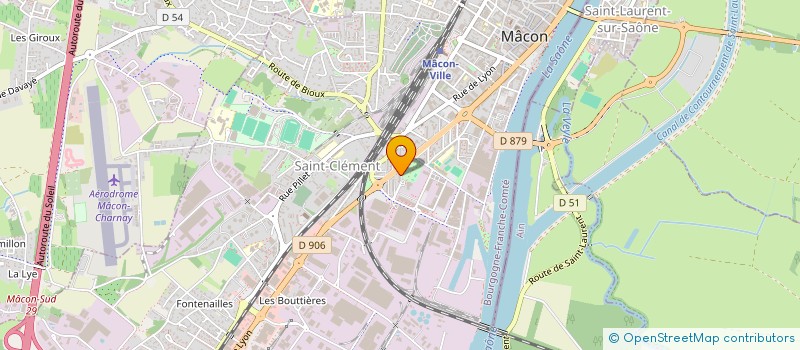 localisation de l'entreprise ART UNITED à MACON