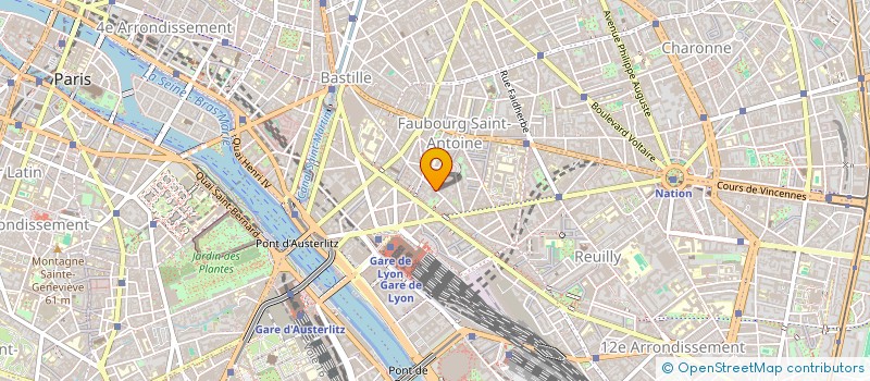 localisation de l'entreprise ART-US COLLABORATIF D'EXPRESSIONS ARTISTIQUES  PARIS