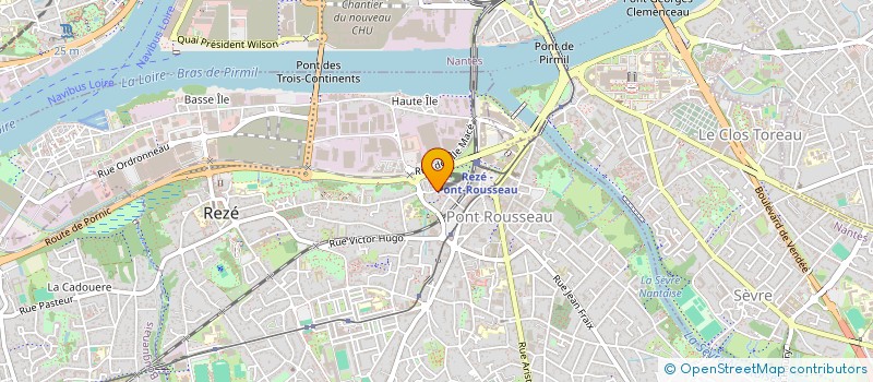 localisation de l'entreprise ART & VAL  REZE