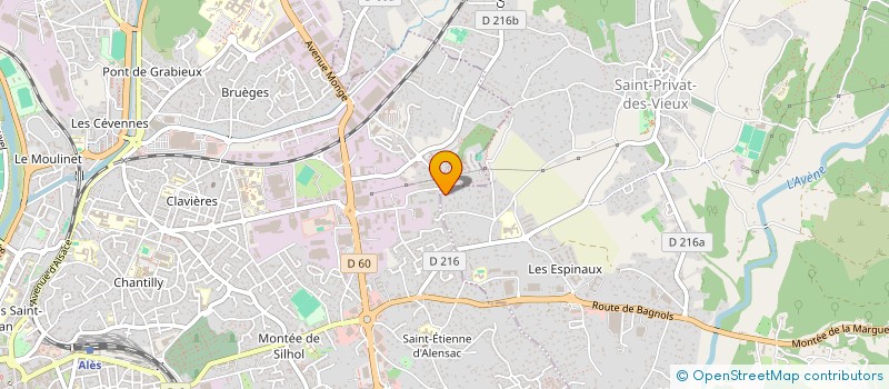 localisation de l'entreprise ART VIBRATION  SAINT-PRIVAT-DES-VIEUX