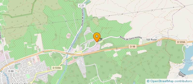 localisation de l'entreprise ART VISION à LA LONDE-LES-MAURES