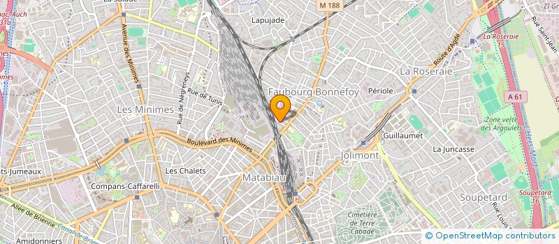 localisation de l'entreprise ART VISION à TOULOUSE