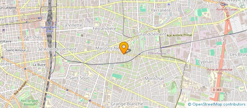 localisation de l'entreprise ART & VISIONS  LYON