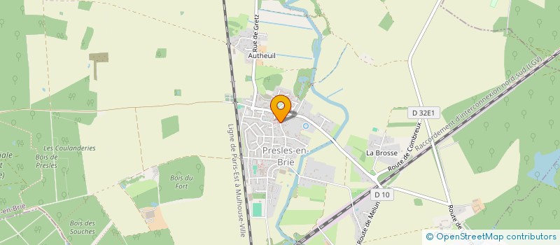 localisation de l'entreprise ART VISUEL DE PRESLES  PRESLES-EN-BRIE