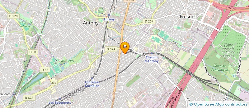 localisation de l'entreprise ART VITAM à ANTONY