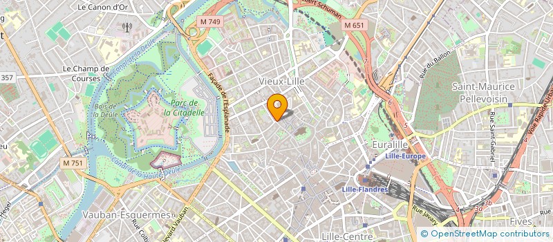 localisation de l'entreprise ART VIVANT à LILLE