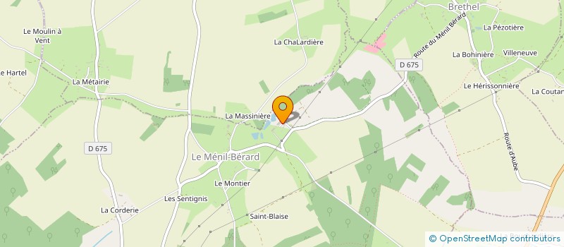 localisation de l'entreprise ART WAC à LE MENIL-BERARD